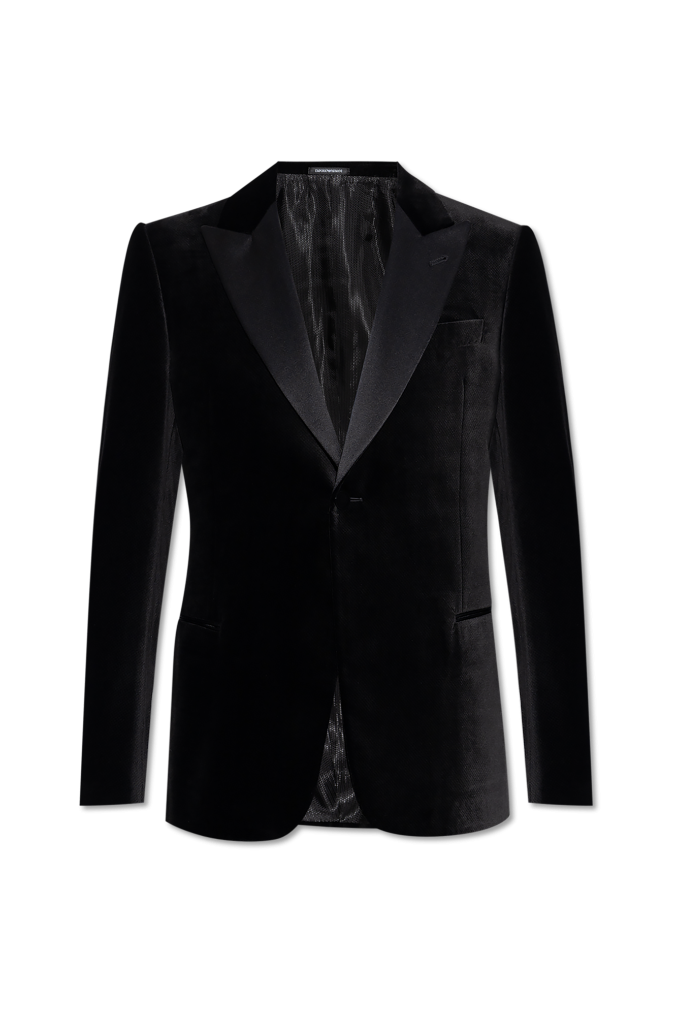 Black Velvet tuxedo jacket Emporio Armani Vitkac Canada